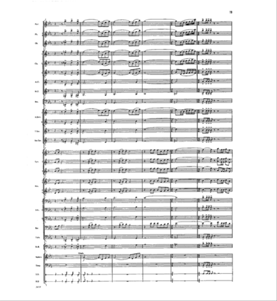 Three Folk Miniatures Concert Band scores gallery preview page 17