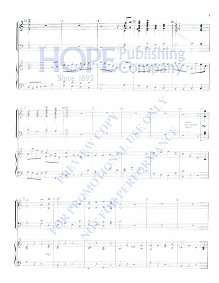 The Heavens Are Telling 3-Octaves scores gallery preview page 3