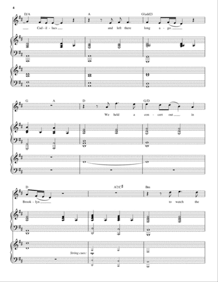 Miami 2017 (Seen The Lights Go Out On Broadway) Piano scores gallery preview page 4