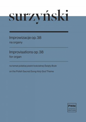 Book cover for Improvisations Op. 38