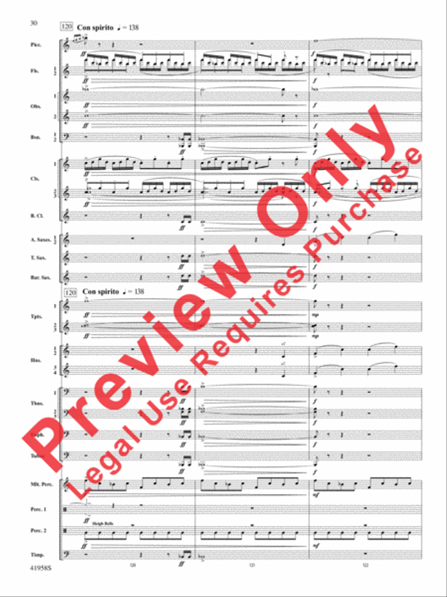 God's Country Concert Band scores gallery preview page 50