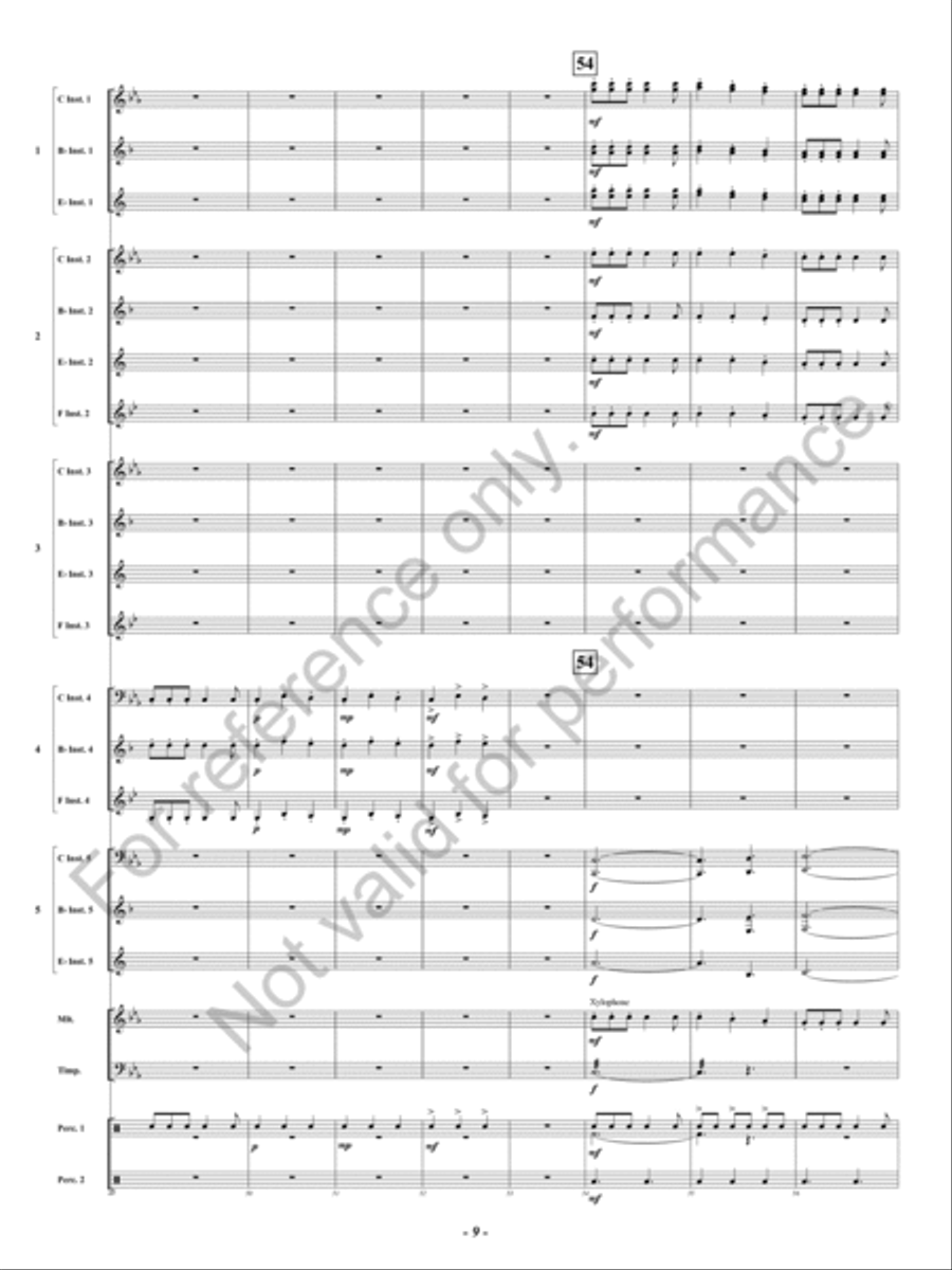 Ghillie Dhu Ghillie Dhu Concert Band scores gallery preview page 10