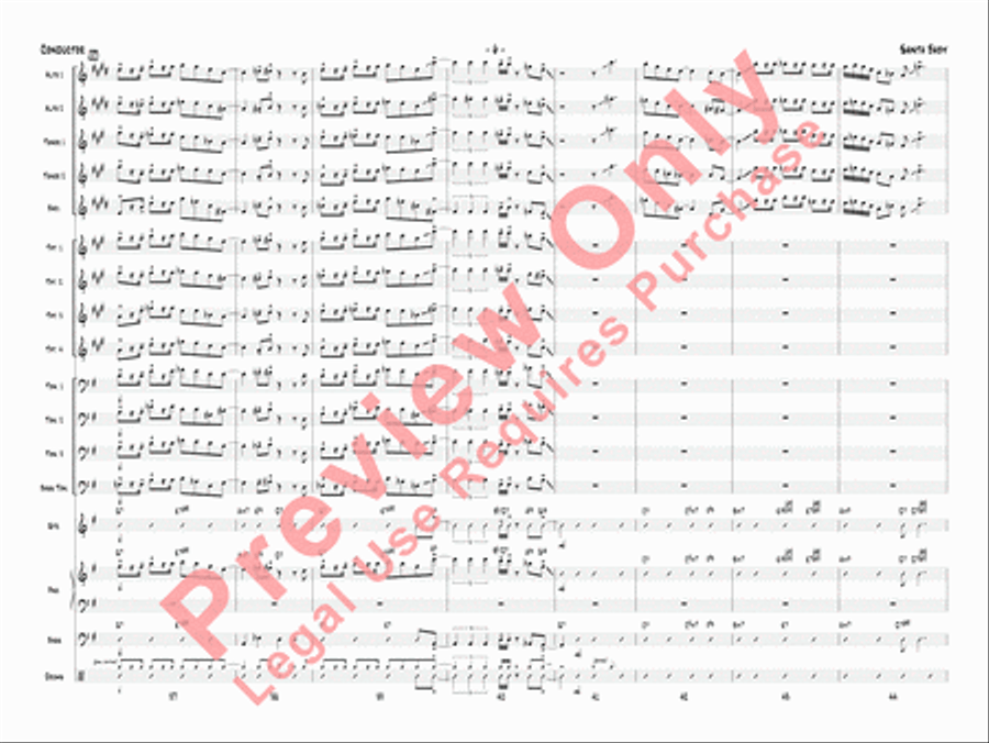 Santa Baby Jazz Ensemble scores gallery preview page 9