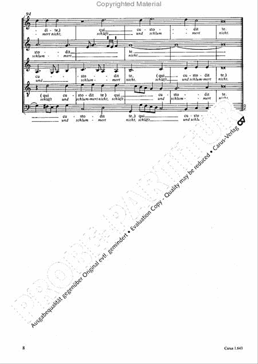 Levavi oculos meos Choir scores gallery preview page 9