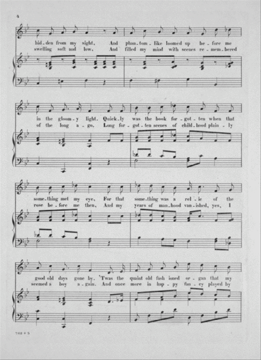 The Quaint Old Organ. Introducing the Hymn of 