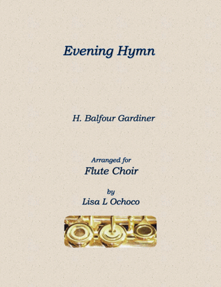 Book cover for Evening Hymn for Flute Choir