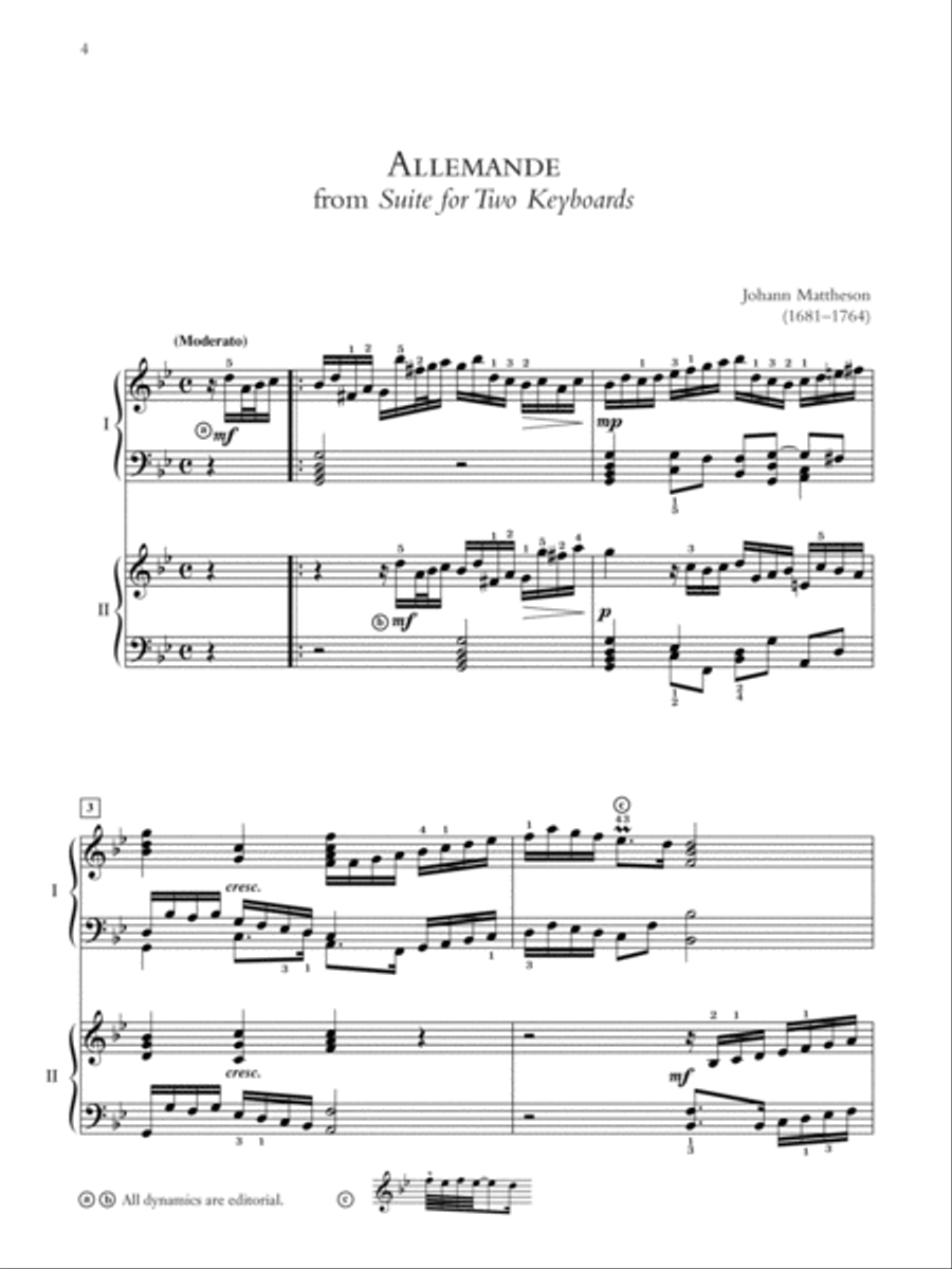 Essential Two-Piano Repertoire Small Ensemble scores gallery preview page 4