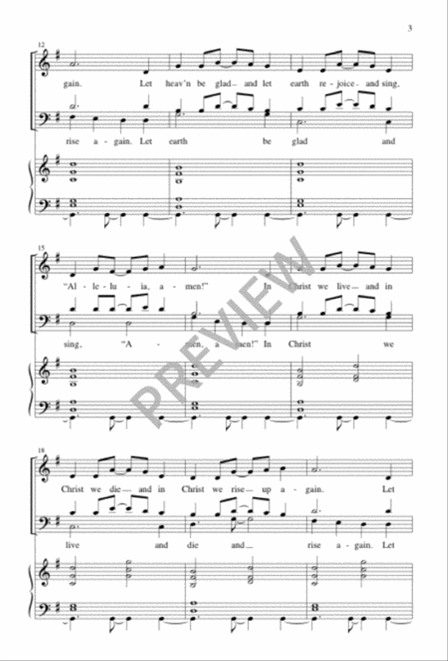 In Christ We Live 4-Part scores gallery preview page 3