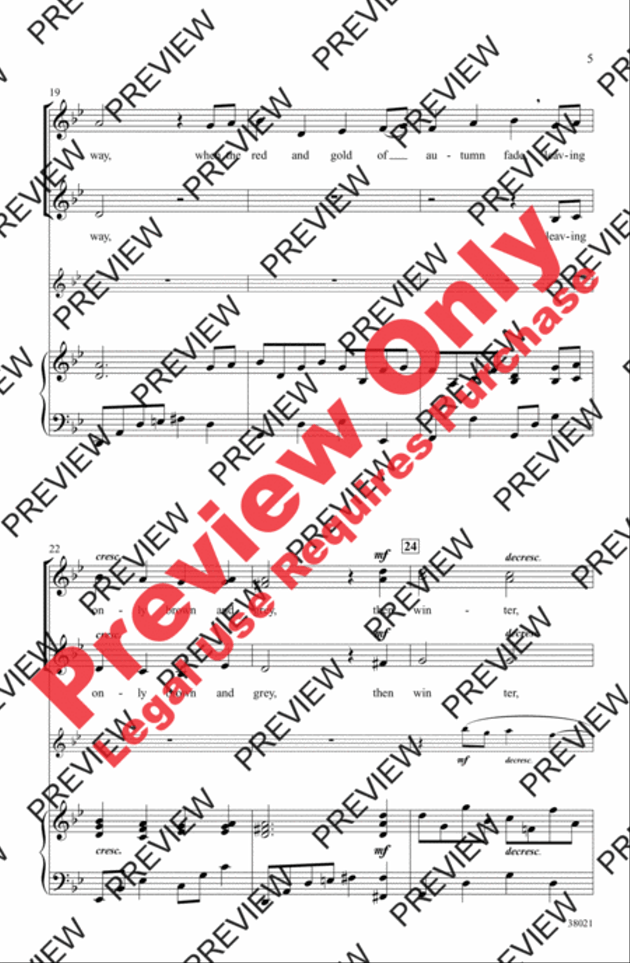 Winter Has Come Women's Choir scores gallery preview page 5