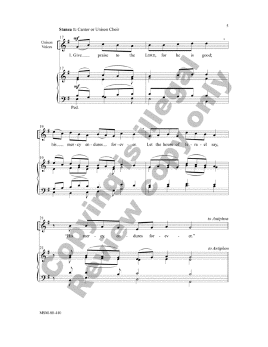 Christ Has Become Our Paschal Sacrifice: Communion Antiphon for Easter 4-Part scores gallery preview page 5