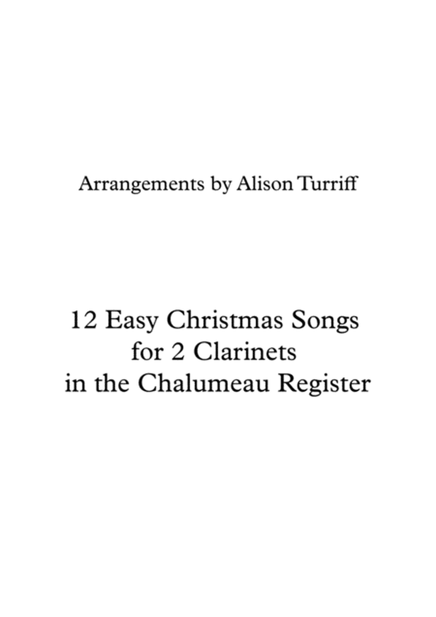 12 Easy Christmas Duets for Clarinet (in the Chalumeanu register) image number null