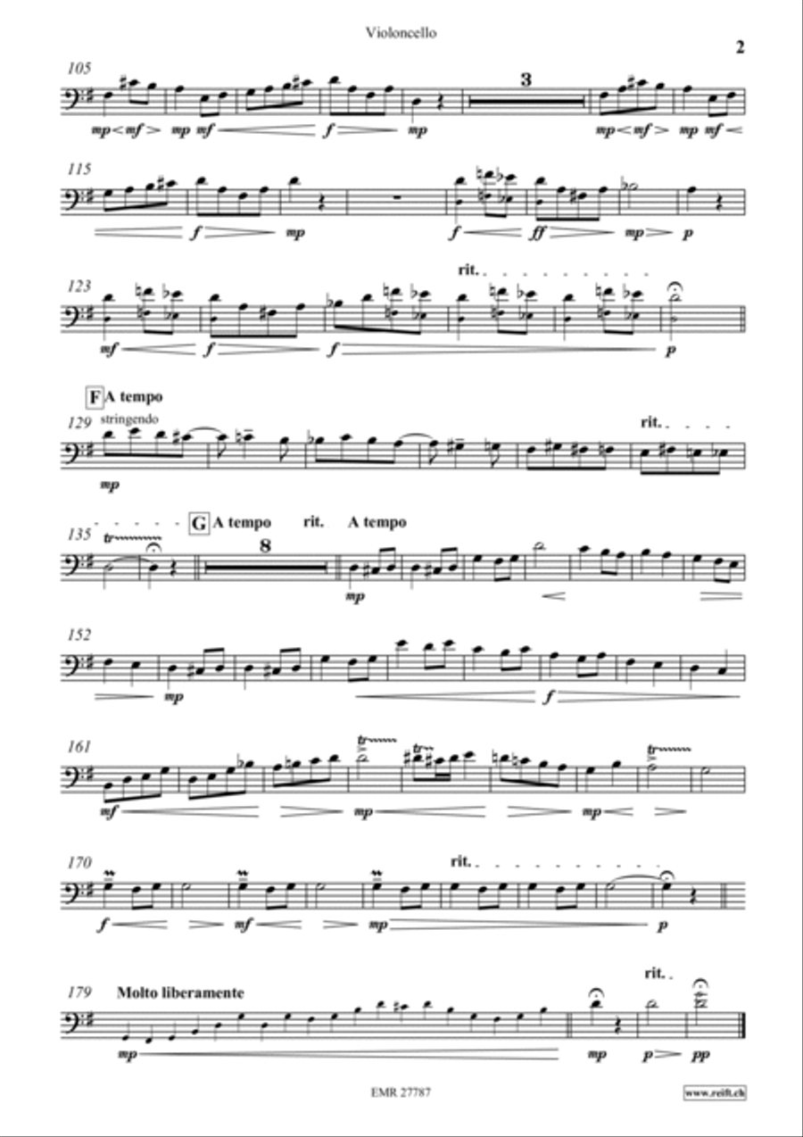 Melodie Cello scores gallery preview page 3