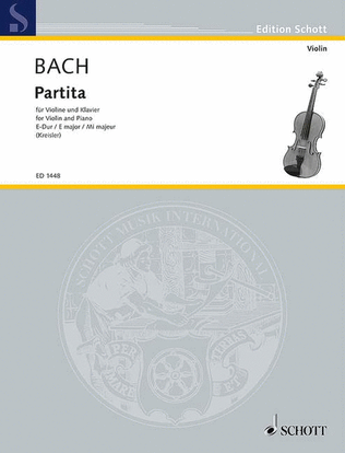 Book cover for Partita in E Major