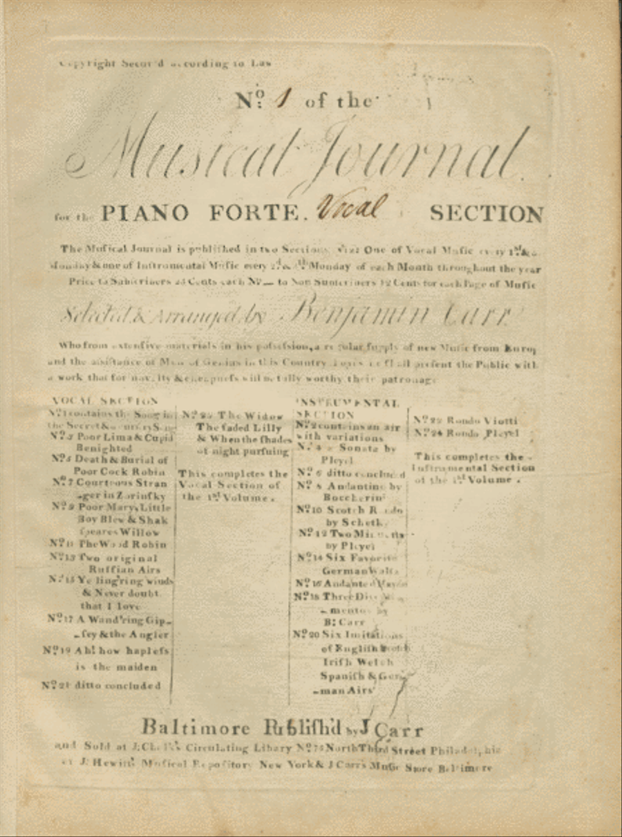 (1) Rosa; (2) Pretty Maids All in a row. A Favorite Nursey Song Piano scores gallery preview page 1