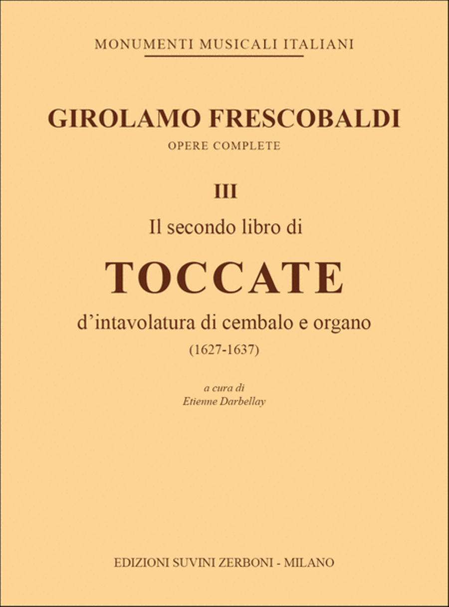 Il secondo libro di toccate Organ scores gallery preview page 1