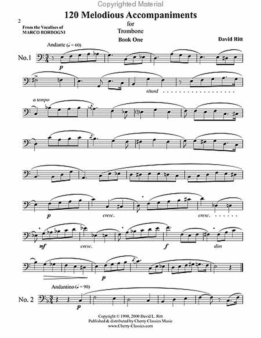 Melodious Accompaniments for Trombone image number null