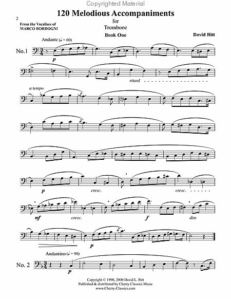 Melodious Accompaniments for Trombone image number null
