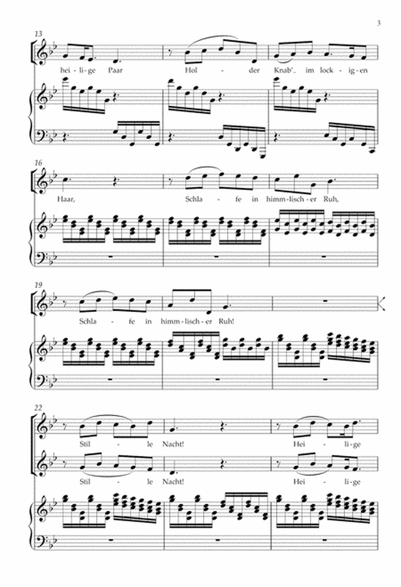 Stille Nacht! from Winter Lullabies (Downloadable Choral Score)