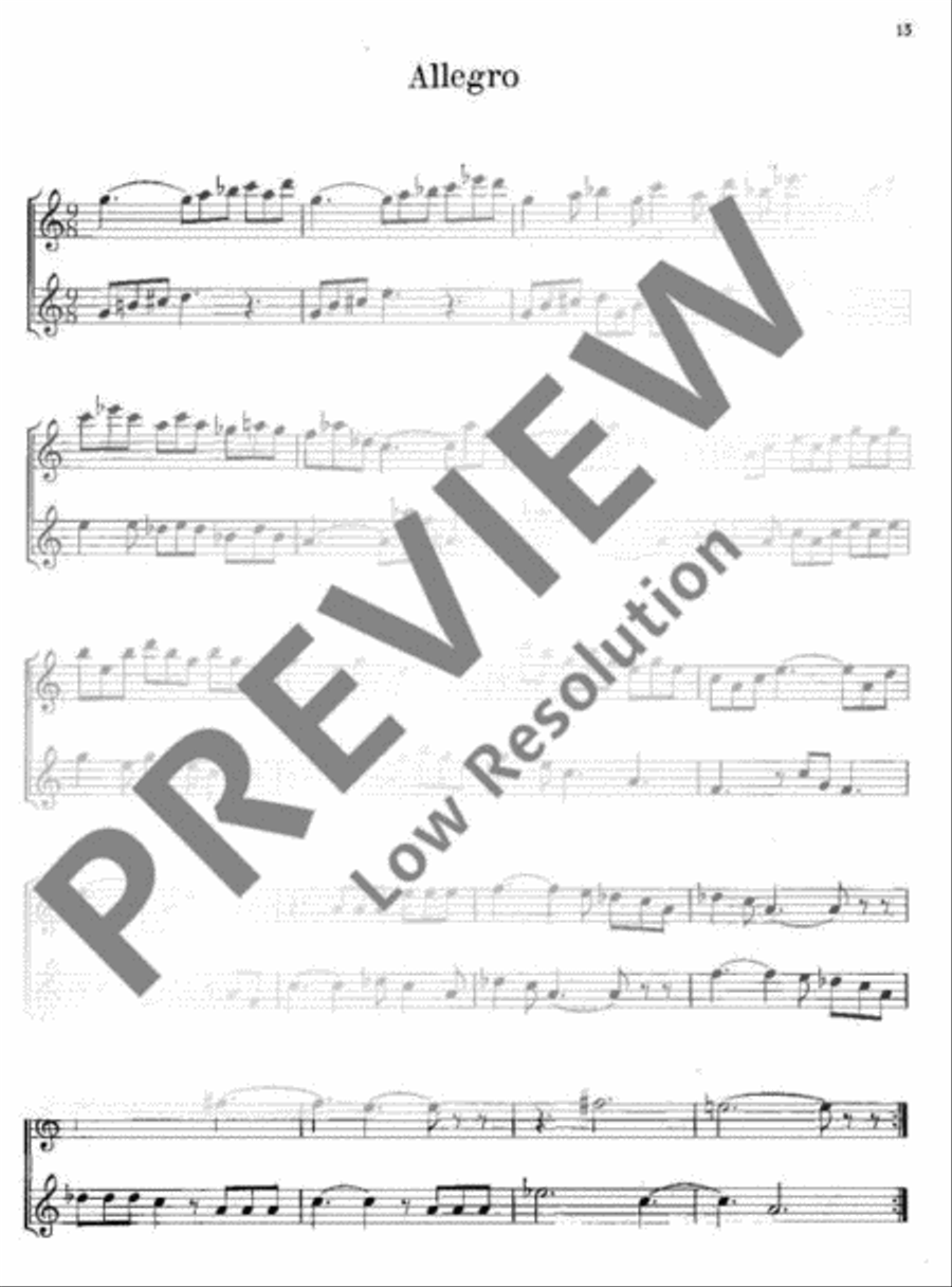 Dance piece Alto Recorder scores gallery preview page 14