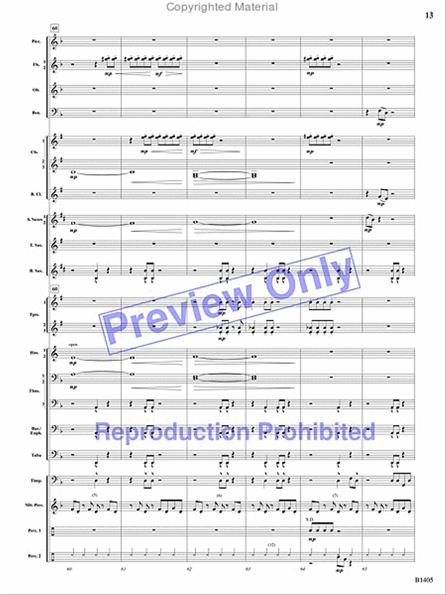 Reverberations Concert Band scores gallery preview page 30