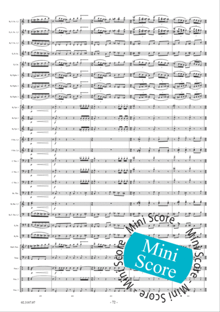 Fleodrodum Fanfare Band scores gallery preview page 78