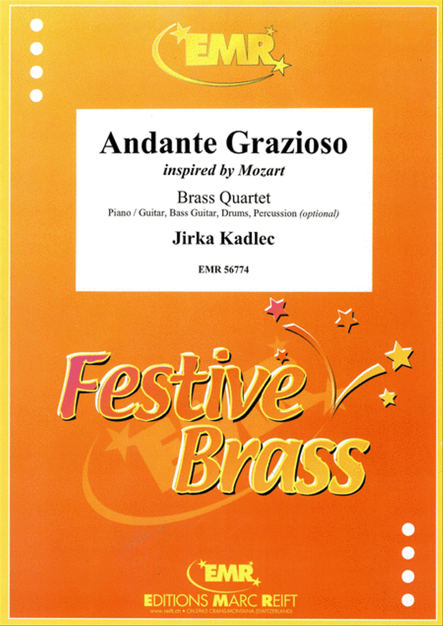 Andante Grazioso Andante Grazioso Brass Quartet scores gallery preview page 1