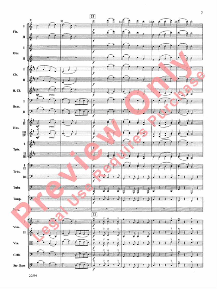 Symphony No. 9 (Fourth Movement) Full Orchestra scores gallery preview page 8
