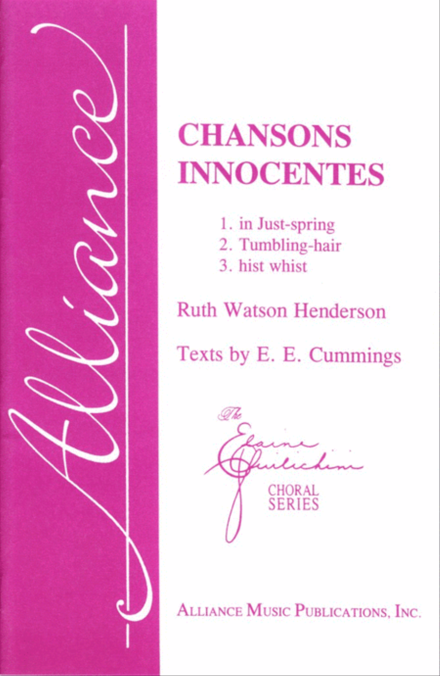 Chansons Innocentes Women's Choir scores gallery preview page 1