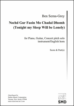 Book cover for Nochd Gur Faoin Mo Chadal Dhomh (Tonight my Sleep Will be Lonely)