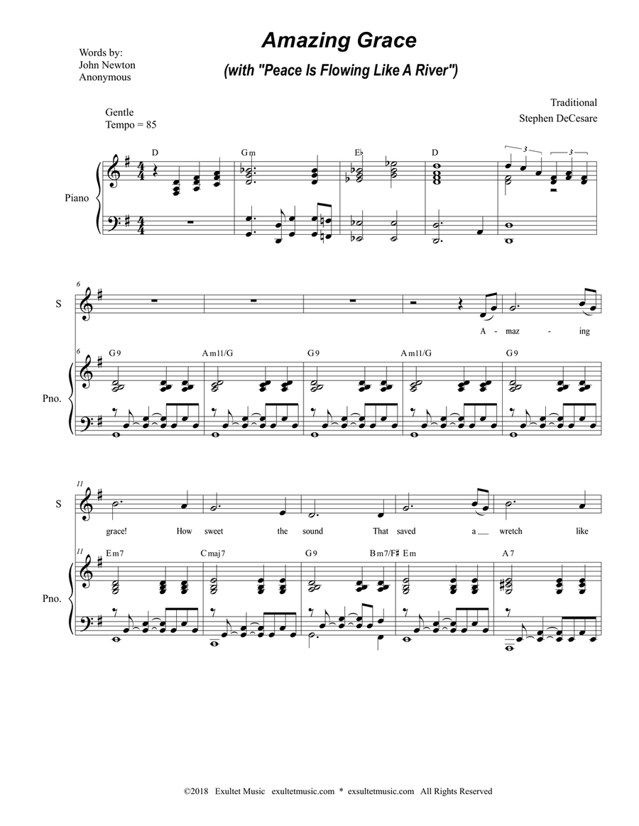 Amazing Grace (with 