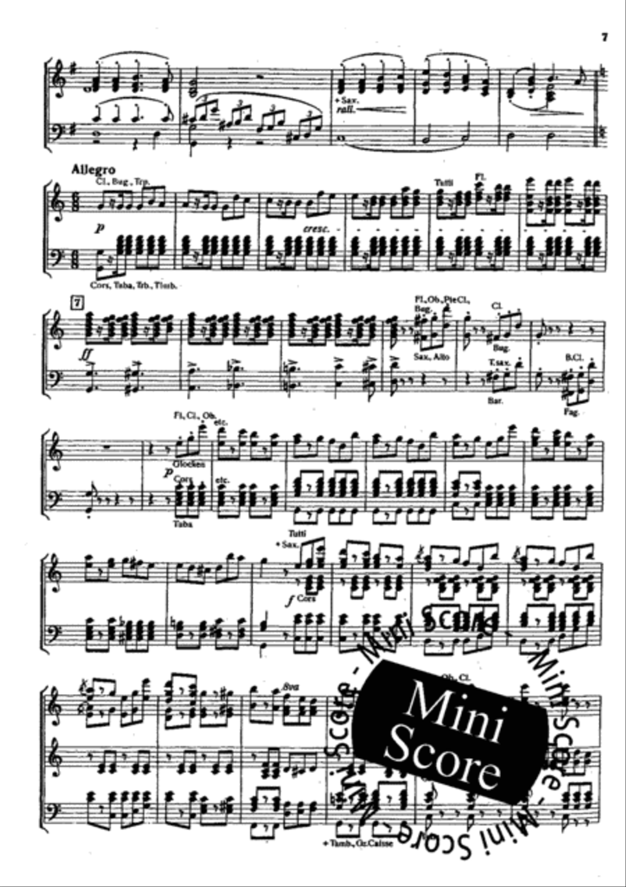 Berlin Wie es Weint und Lacht Fanfare Band scores gallery preview page 10