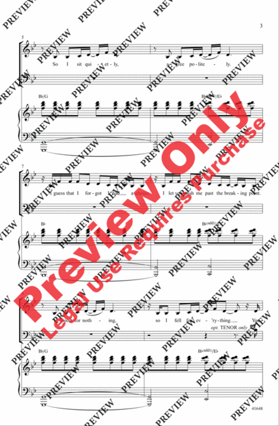 Roar - SoundTrax CD (CD only) Choir scores gallery preview page 3