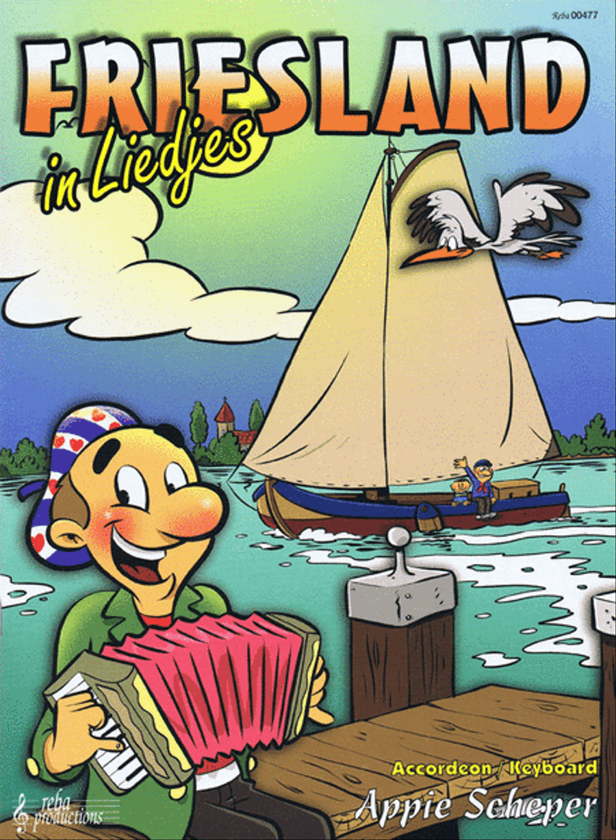 Friesland in Liedjes Friesland in Liedjes Accordion scores gallery preview page 1