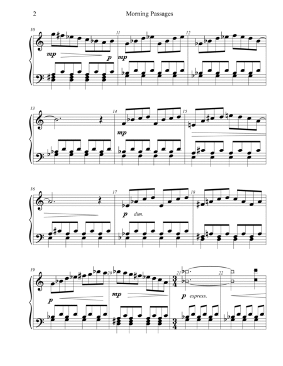 Morning Passages Handbell Choir scores gallery preview page 2