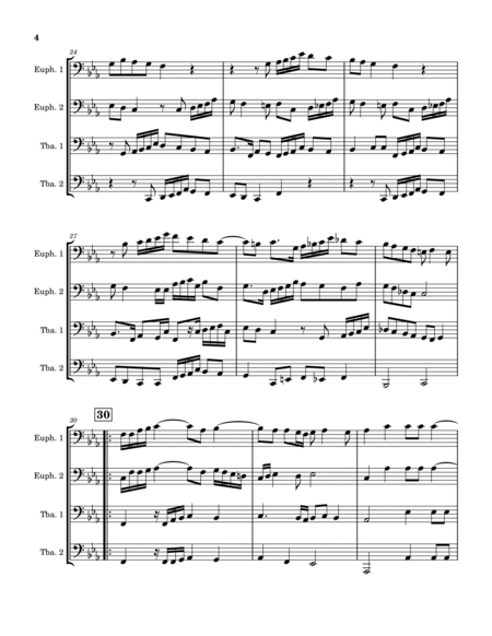 Canzona per Sonare No. 1 (Tuba/Euphonium Quartet)