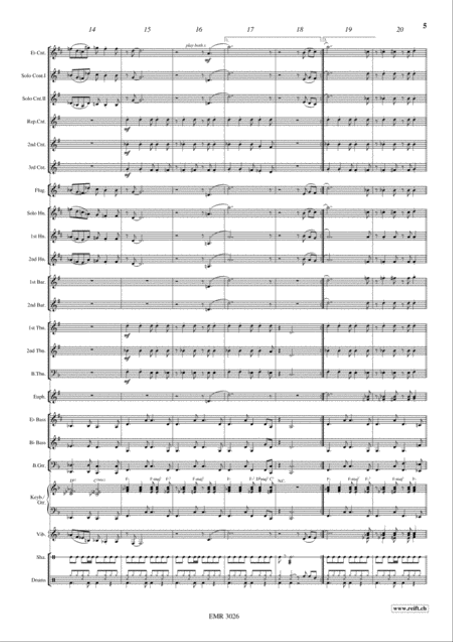 Wave Brass Band scores gallery preview page 6