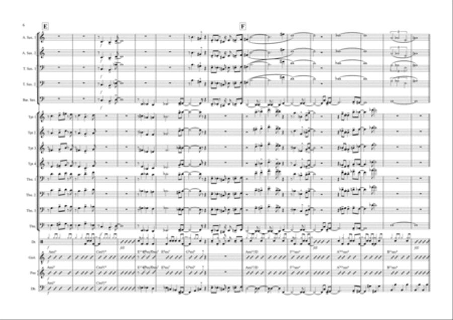 Talking Talking Jazz Ensemble scores gallery preview page 6