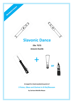 Slavonic Dance Op. 72/2 (2 flutes, oboe & clarinet/bassoon)