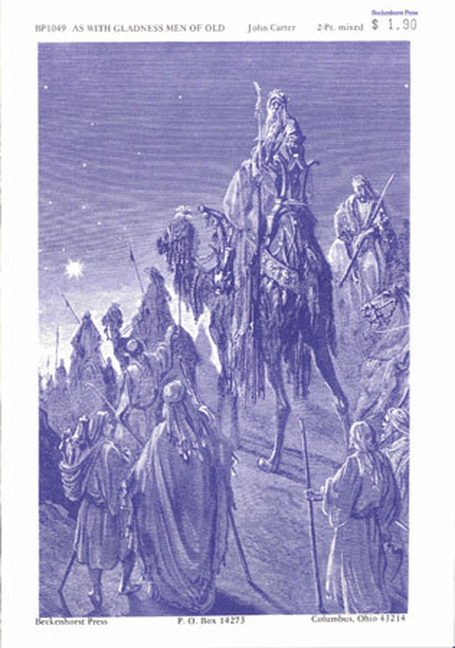 As with Gladness Men of Old 2-Part scores gallery preview page 1