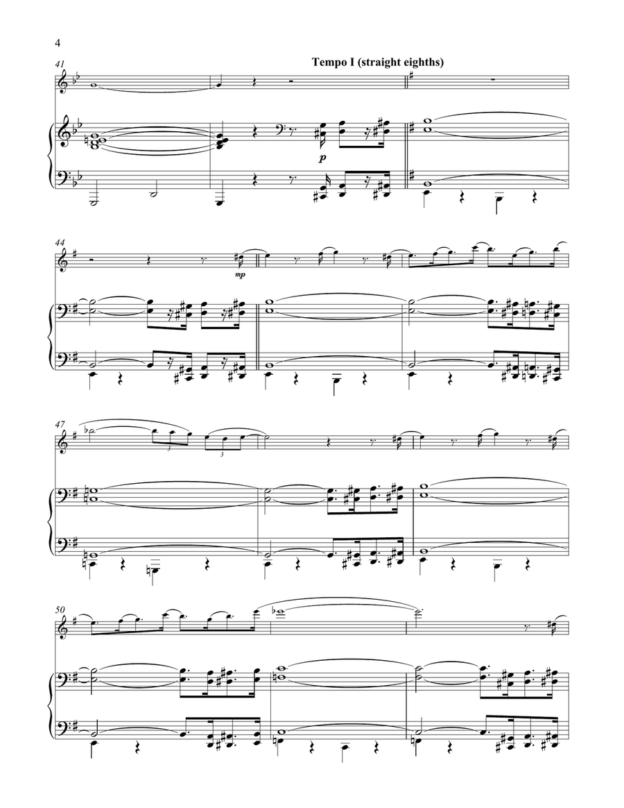 The Pink Panther Flute Solo scores gallery preview page 4