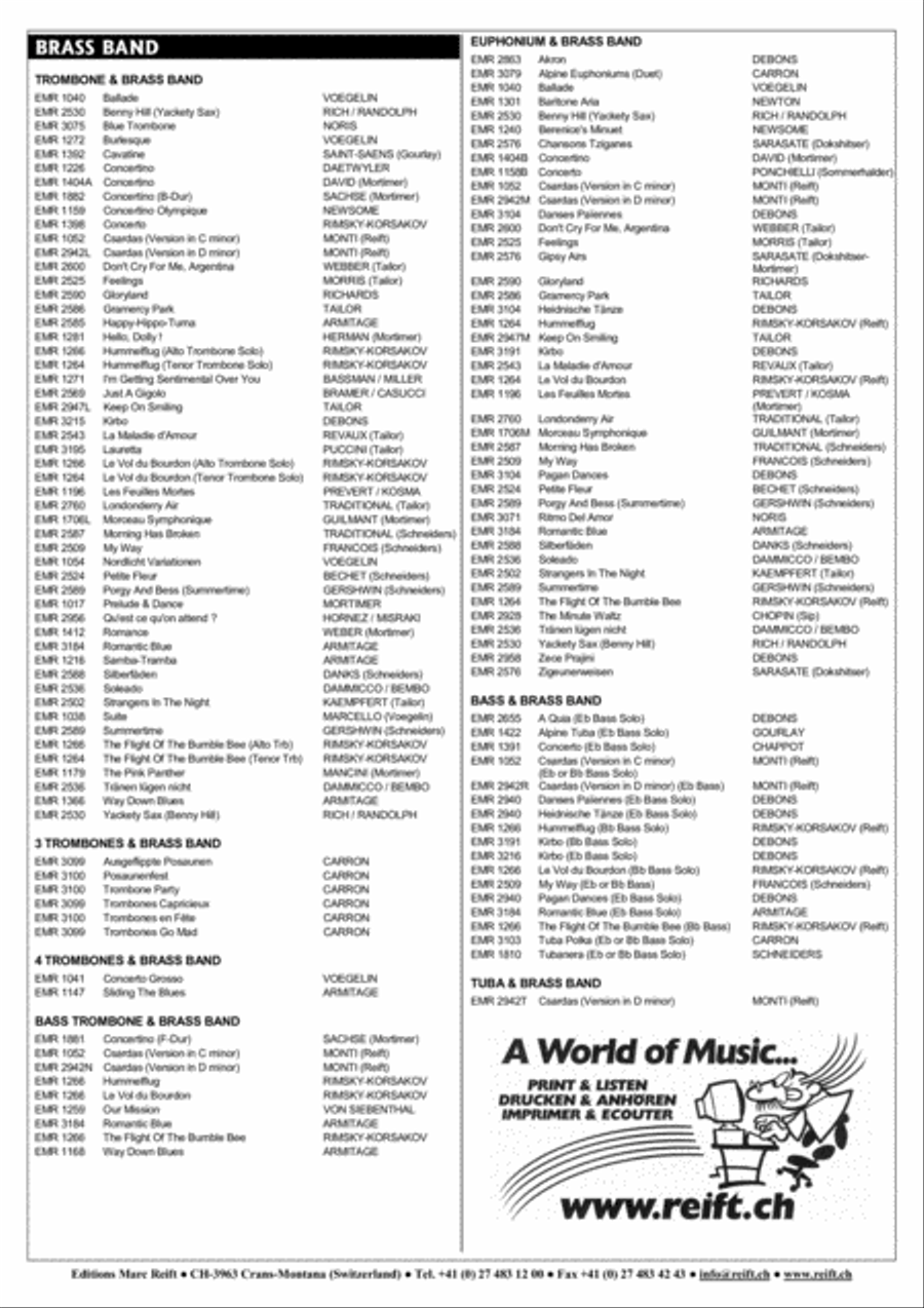 Concerto Concerto Brass Band scores gallery preview page 15