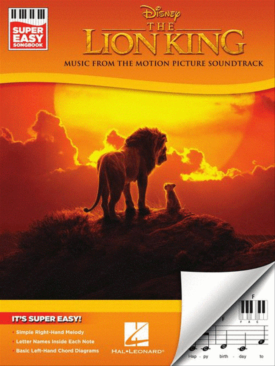 The Lion King – Super Easy Songbook Easy Piano scores gallery preview page 2