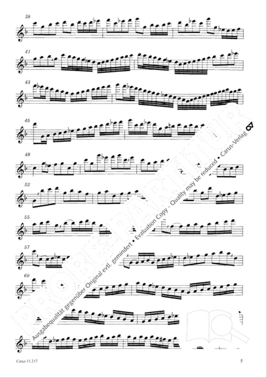 Vier Ricercare Recorder scores gallery preview page 7