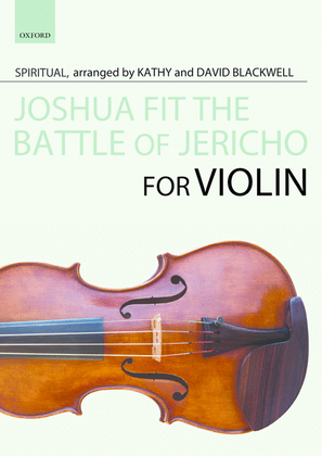 Book cover for Joshua fit the battle of Jericho
