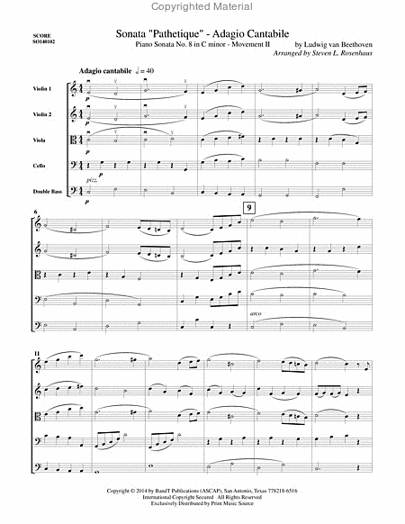 Sonata "Pathetique" - Adagio Cantabile image number null