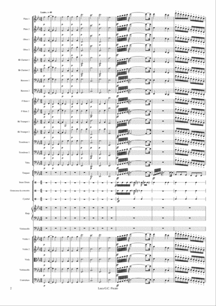 SUITE PER VIOLOCELLO VORTEX OPERA 30 Full Orchestra scores gallery preview page 4