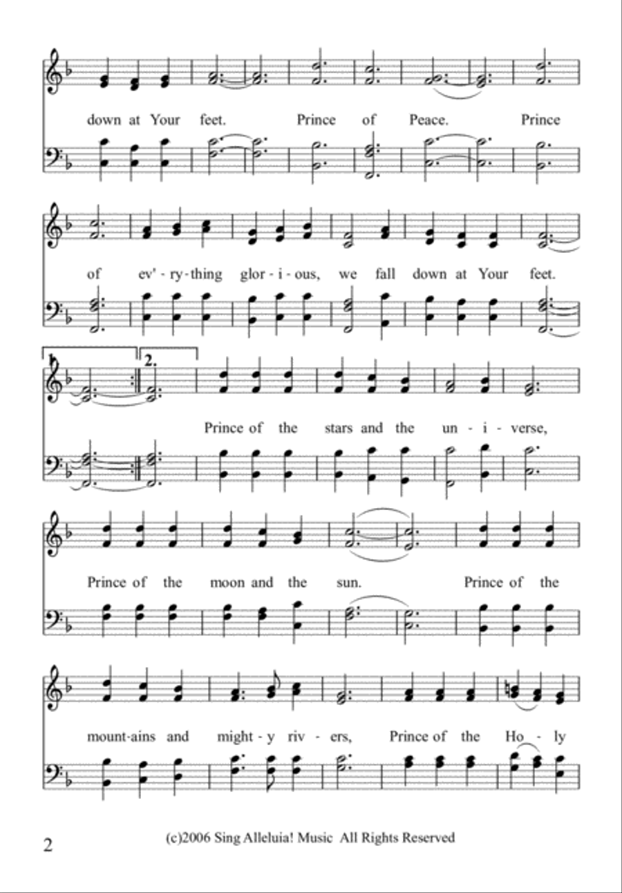Prince 4-Part scores gallery preview page 2