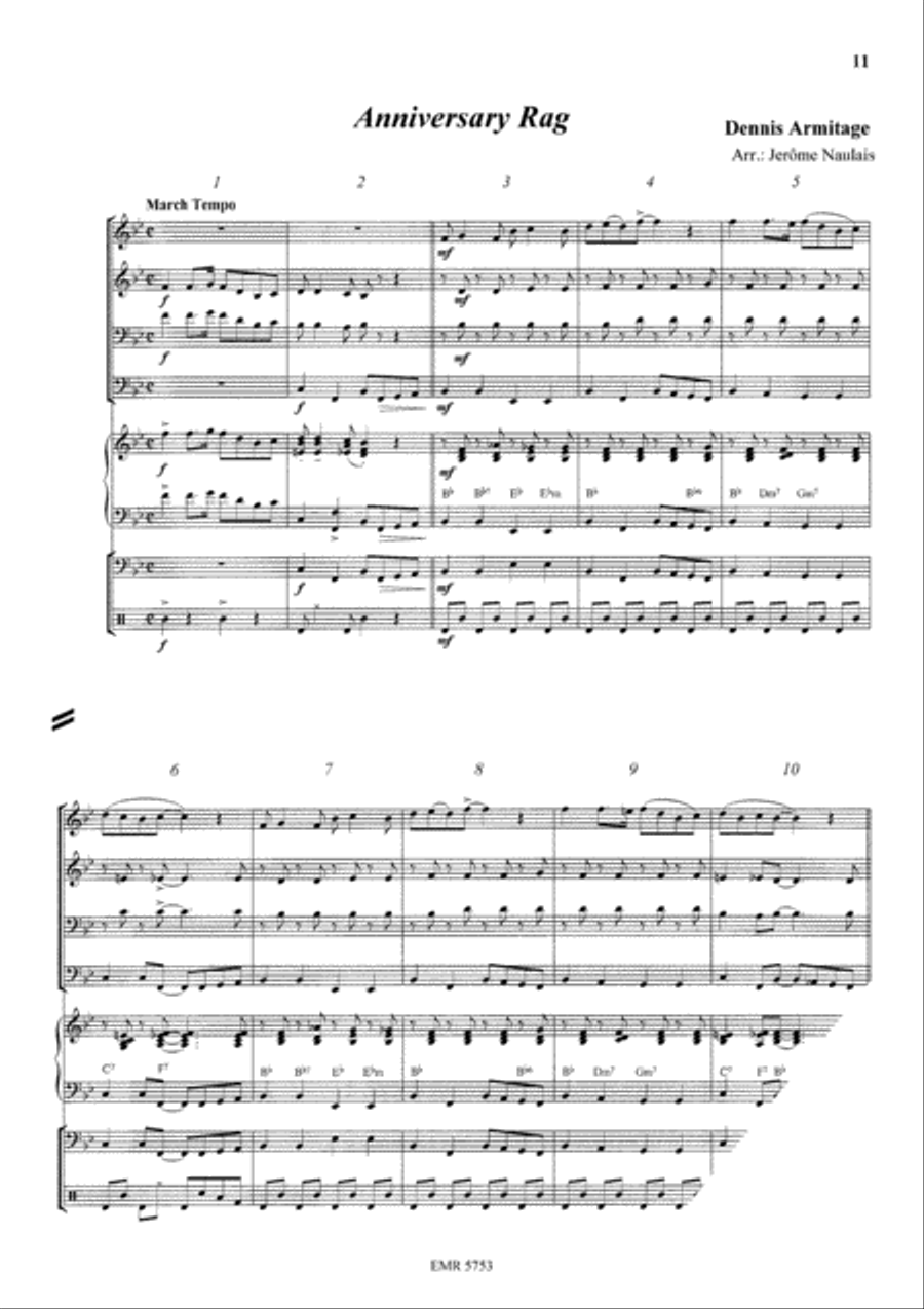 Ragtime Brass Ensemble scores gallery preview page 4