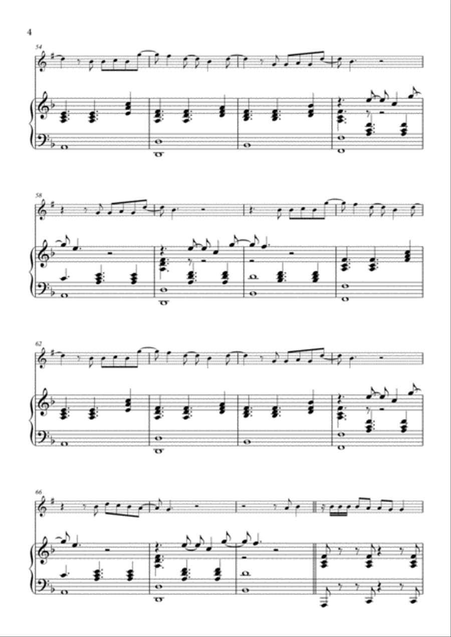 Naked Tenor Saxophone scores gallery preview page 4
