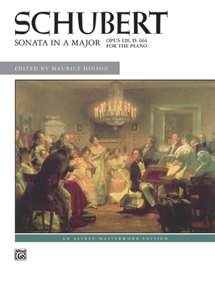 Book cover for Sonata in A Major, Op. 120, D. 664